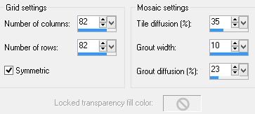 mosaic antique setting