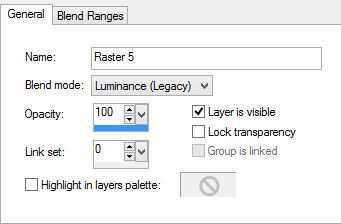 layer properties