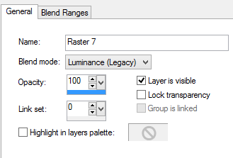 layer properties