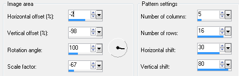 pattern settings