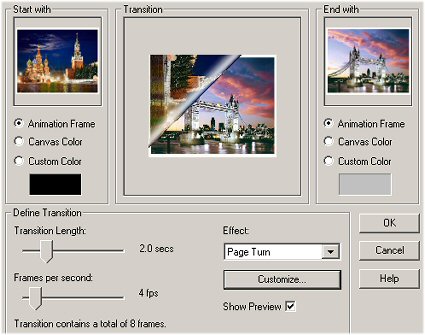 image transition