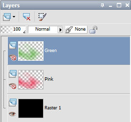 layer palette green