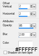 drop shadow