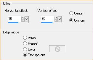 image offset