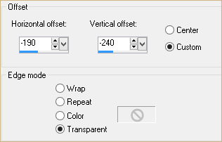 image offset