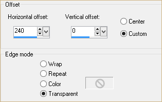 image offset