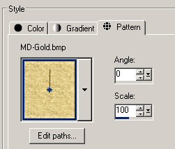 gold pattern settings
