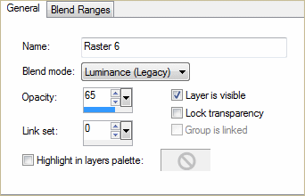 layer properties