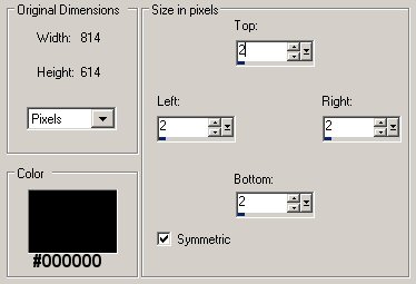 Border setting