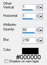 droop shadow setting